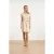 Smashed Lemon Zomerse jurk met taillelint en diagonale print |