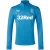 Castore Rangers FC-trainingsfleece voor heren met kwartritssluiting (Blauw/Donkerblauw)