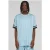 Urban Classics Oversized Stripes Mesh Tee Oceanblue