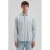 Dstrezzed regular gestreepte casual overhemd met linnen blauw