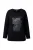Ulla Popken Shirt  zwart / zilver