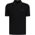 Fred Perry Herenpoloshirt met dubbele kraag (Zwart, Zwart)