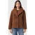 AllSaints Eddie Faux Teddy Cognac Brown