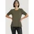 EsQualo T-shirt Modal Puff S/slve Army Green