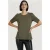 EsQualo T-shirt Modal Puff S/slve Army Green