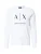 ARMANI EXCHANGE Shirt  zwart / wit
