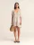 St MRLO Jurk ‘Sora’  beige / zwart / wit