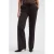 Lady Day travelstof straight leg broek – bruin