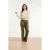 Smashed Lemon Rechte pantalon van faux leather |