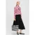 Karl Lagerfeld Ikon Nylon Tote Small Stripe Black-white