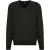 Boss Heren-sweater met V-hals en lange mouwen, normale pasvorm (Zwart)