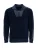 HAJO Trui ‘Chenille’  blauw / wit