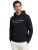 Hoodie Jack & Jones zwart met logo en capuchon