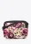 Wittchen Dames crossbody tas van jacquard en eco-leer, wit en roze