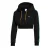 Puma x Sue Tsai Cropped Womens Hoodie Taped Logo Trui Zwart 578211 01