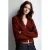 Mango gebreid vest – roodbruin