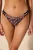 Geometrische Cut-Out Hipster Bikini Onderkant