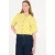 LOLALIZA gebreid vest geel
