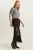 Hoge Taille Effen Gebreide Maxi Rok