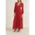 GUESS Ursula Gown Solid Lacquer Maxi Dress Red
