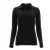 Oroblu – Zwart Polo shirt met glanzende kraag Zwart