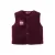 Z8 kids teddy gilet Lilou donkerrood