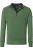 Redmond Casual Half-Zip Sweater groen, Effen