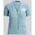 Lauren Ralph Lauren regulat fit gebreid jack met korte mouw van puur katoen