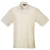 Premier Heren Korte Mouw Formele Poplin Gewoon Werk Shirt (Natuurlijk)