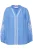 Studio Untold Blouse  lichtblauw / wit