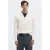 Selected katoenen regular fit gebreide trui – wit