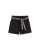 WE Fashion Broek  zwart / wit