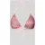 Pieces Bikinitop met all-over motief