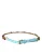 Dolce & Gabbana Light Blue Leren Kristallen Ketting Tailleband