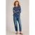 White Stuff Sylvie Top Blue Print