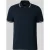 MCNEAL slim fit poloshirt met contraststrepen en ritssluiting
