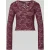 Only Slim Slim-fit shirt met lange mouwen in kantlook met mesh-look model ‘NIKKA’