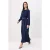 Trendyol Modest Dames Donkerblauw Effen Maxi Lang Recht Modest Jurken