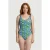 Arena Women’s Bodylift Chiara Swimsuit Wing B Navy-soft Green Mult