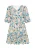 FELIPA Jurk ‘Spring Summer’  blauw / azuur / lichtgroen / wit