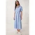 Gestrikt Poplin Shirt Midi Jurk