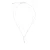 Orphelia ‘Lorelei’ Dames 925 Zilveren Ketting met Hanger – Zilver/Roos ZK-7386