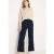 Cecil Dames Piqué broek met band in Blauw
