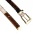 Legend leren riem met koeienprint bruin