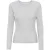 Geribd dames-T-shirt met lange mouwen Colorful Standard Organic snow melange