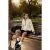 TRENDYOLMİLLA Dames Ecru Effen Lang Regular fit Sweatshirts