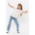 No Way Monday wide leg jeans light blue denim