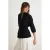 TRENDYOLMİLLA Dames Zwart Effen Lang, Relaxed fit Sweatshirts