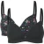 Ted Baker Fabel 2 Pk Ditsy Rose Print Wireless Shapiing Bra Jet Black