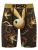 PSD Boxershorts ‘Playboy Snake’  mosterd / lichtrood / zwart